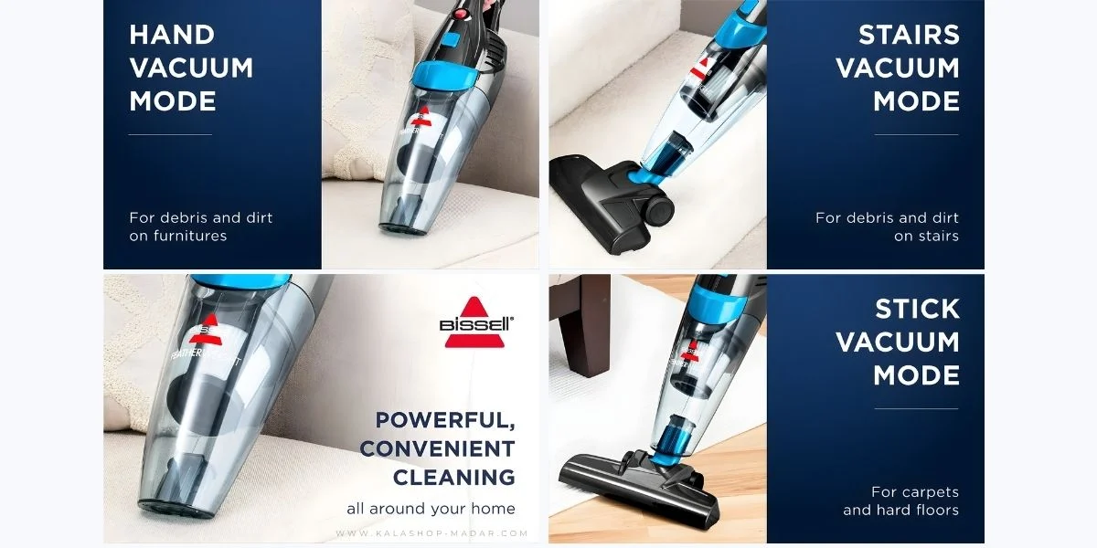 مشخصات فنی کامل جارو برقی ایستاده بیسل مدل 2024E