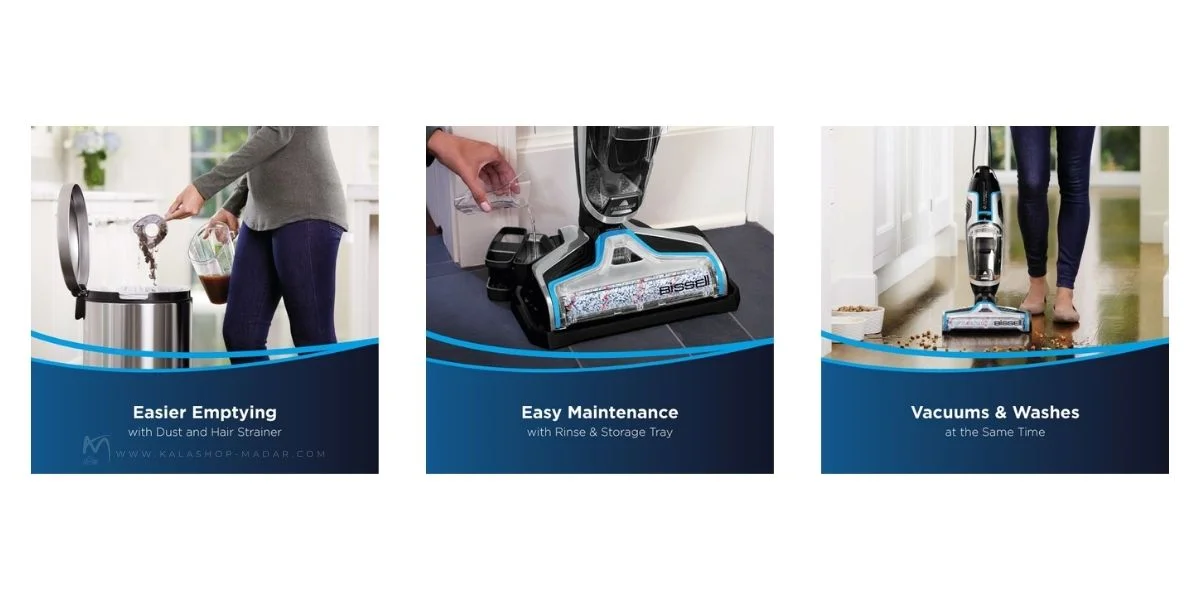 خرید جاروبرقی و کف شوی بیسل مدل 2223E