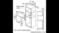 مشخصات مایکروویو توکار سری 6 بوش BEL524MS0